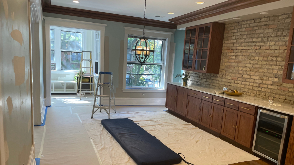 Kitchen interior painting