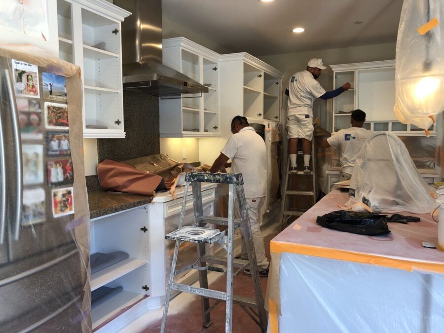 kitchen cabinet painters near me