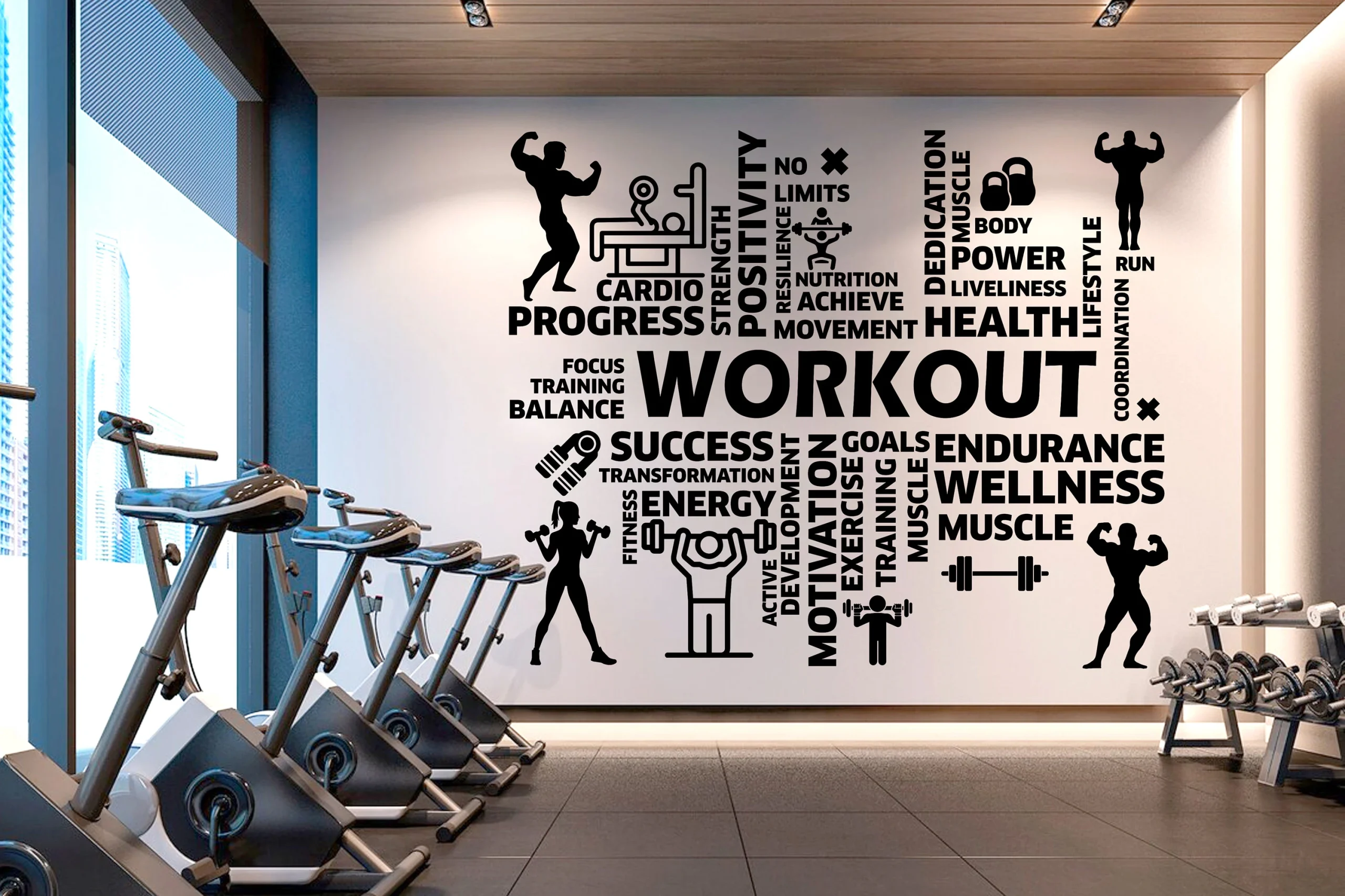 Gym and fitness center painting Chicago